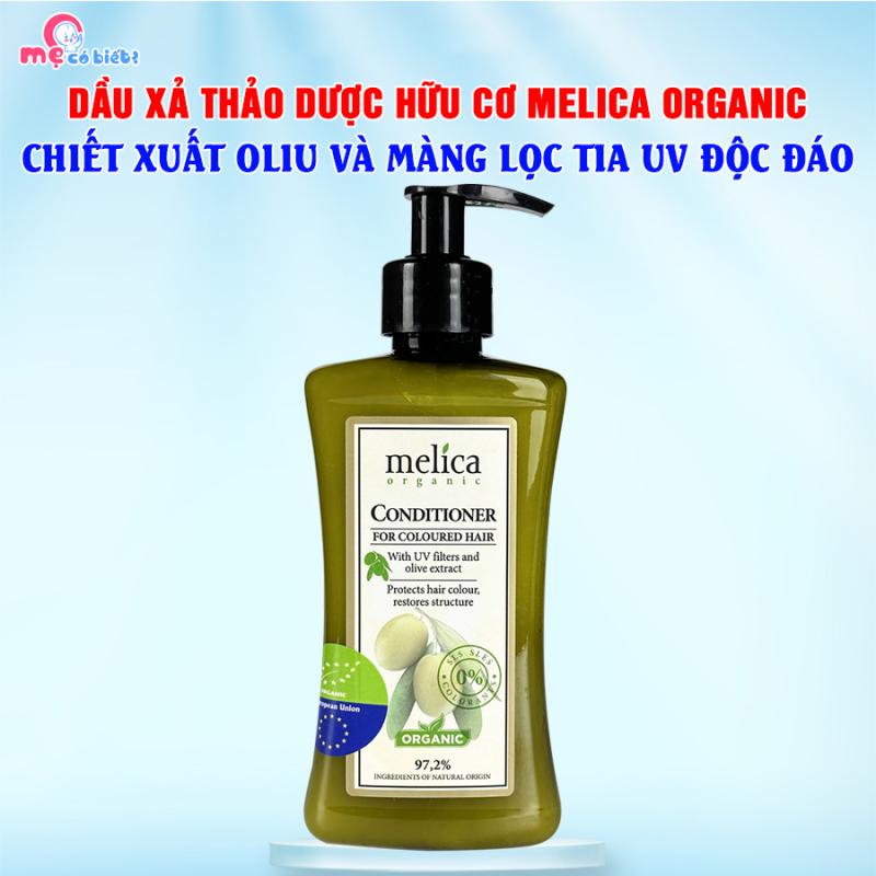 Dầu xả thảo dược Hữu Cơ Melica Organic - tinh chất dầu Oliu