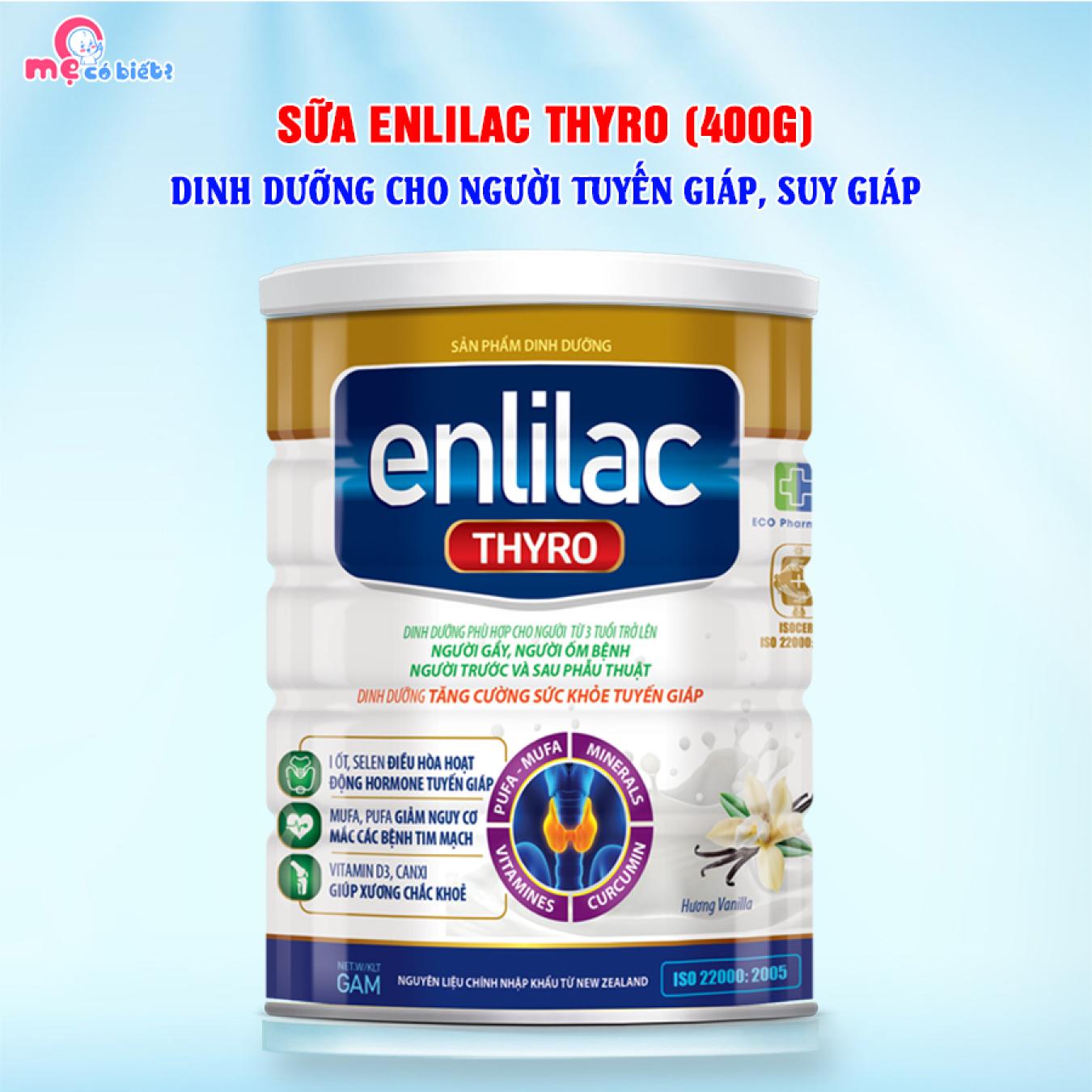 Enlilac Thyro 400g - Sữa Dành Cho Người Ung Thư Tuyến Giáp