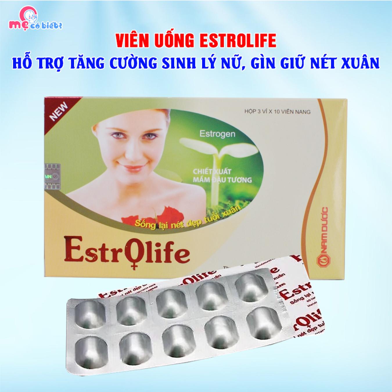 Estrolife - Giúp tăng cường sinh lý nữ tuổi mãn kinh