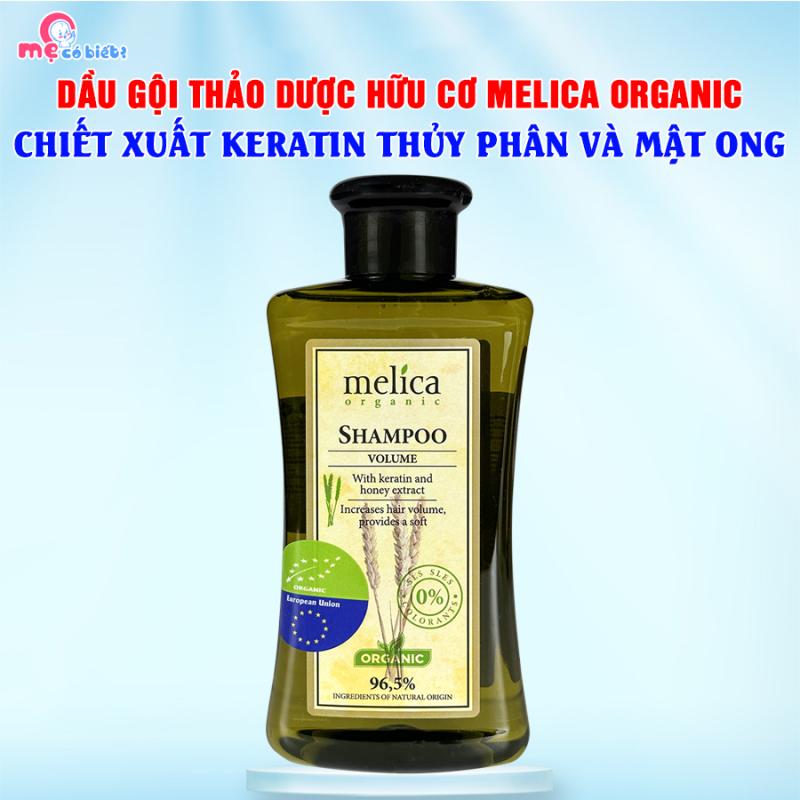 Dầu gội thảo dược Melica Organic - tinh chất Mật Ong