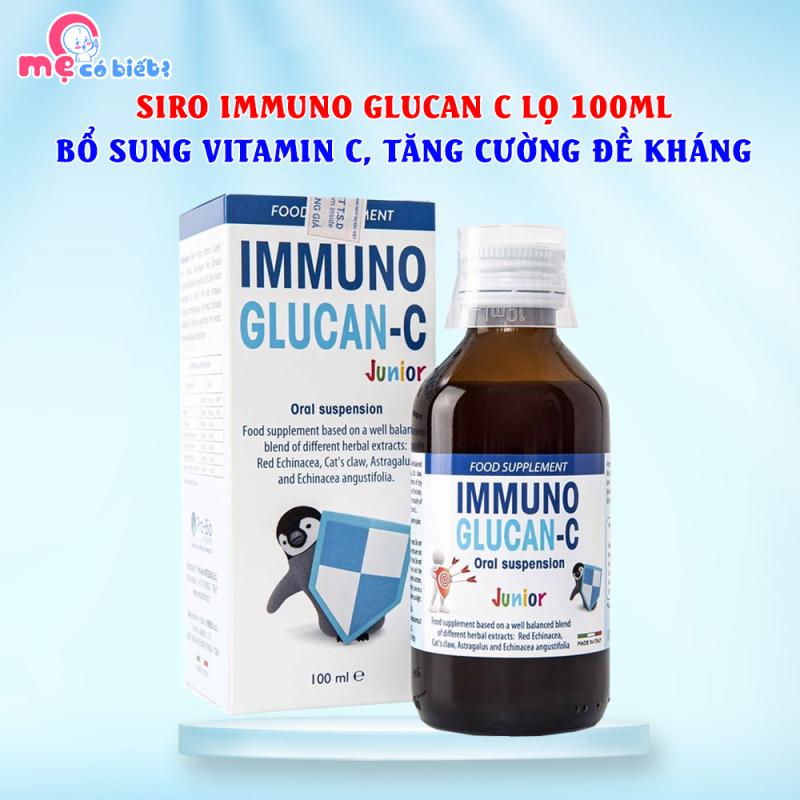 Siro Immuno Glucan C 100ml - Giúp tăng sức đề kháng cho trẻ